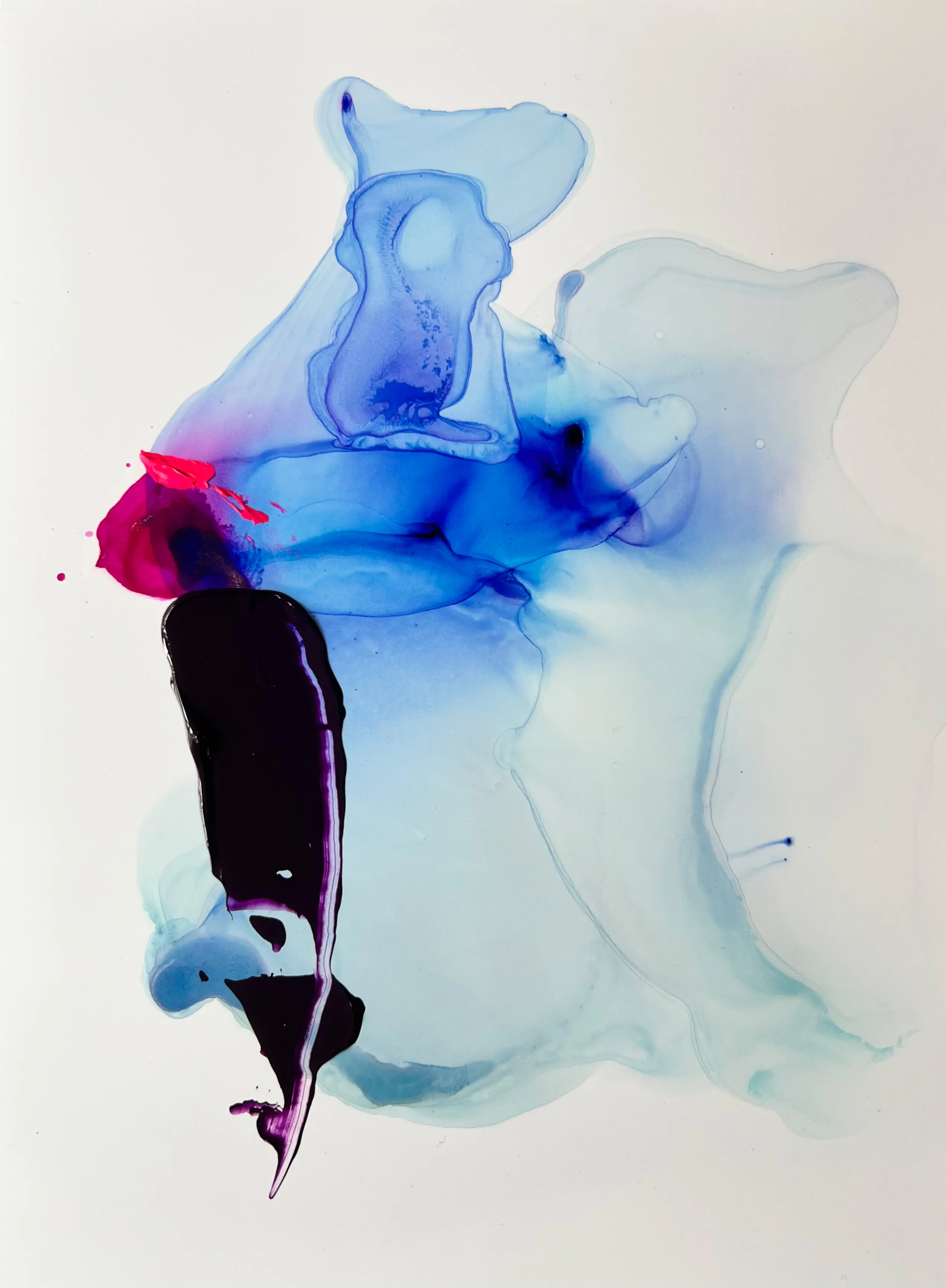 Emotional Storm — alcohol ink