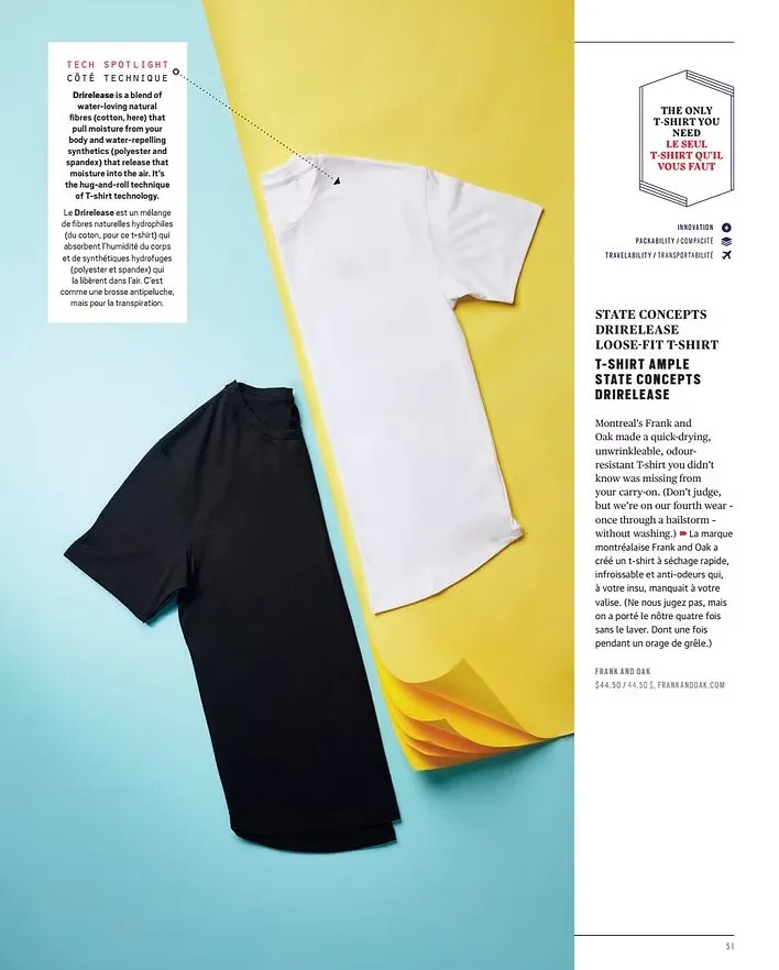 enRoute — The only T-shirt you need, State Concepts Drirelease tee