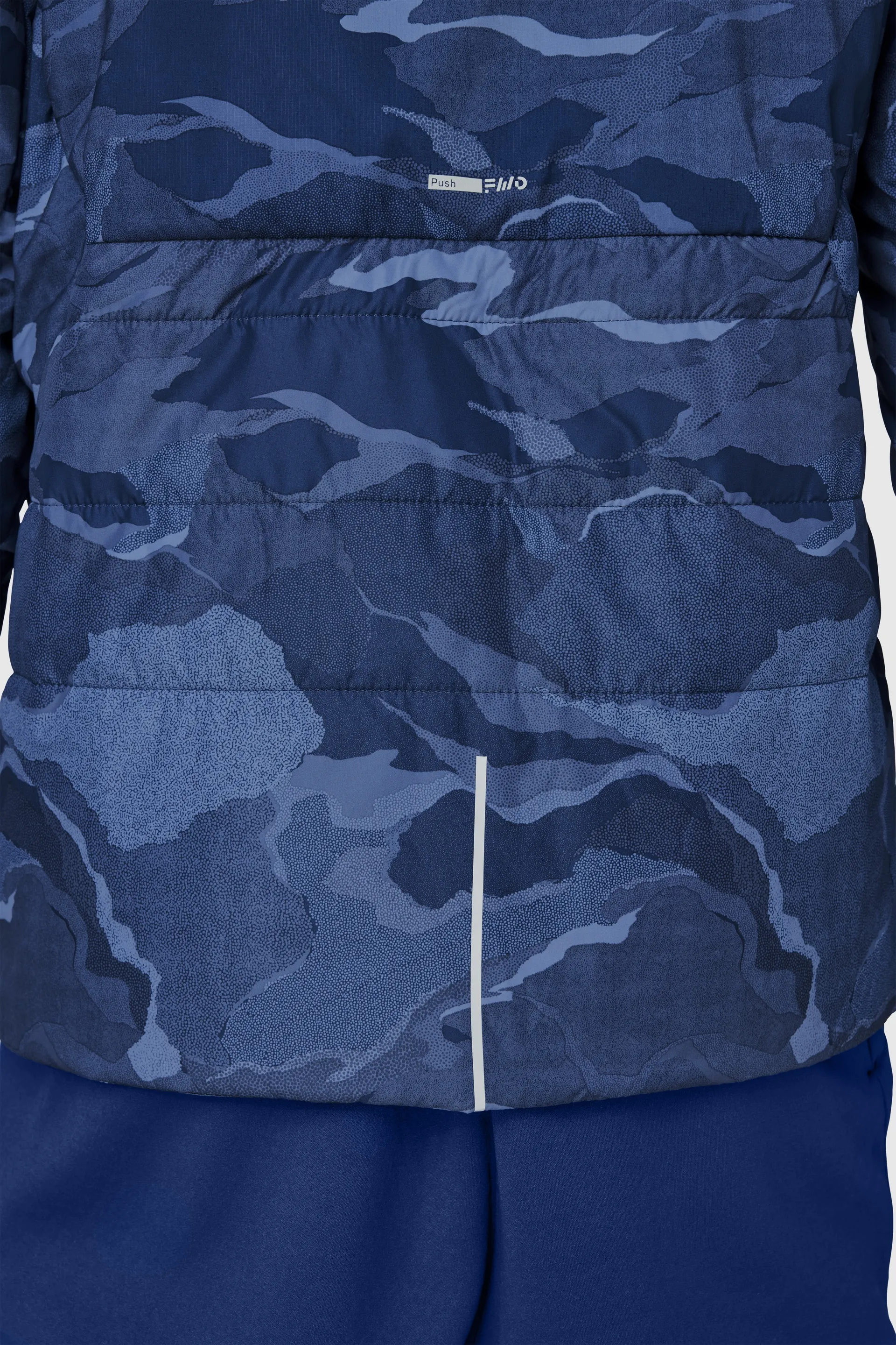 Aviate — high vis printed jacket detail