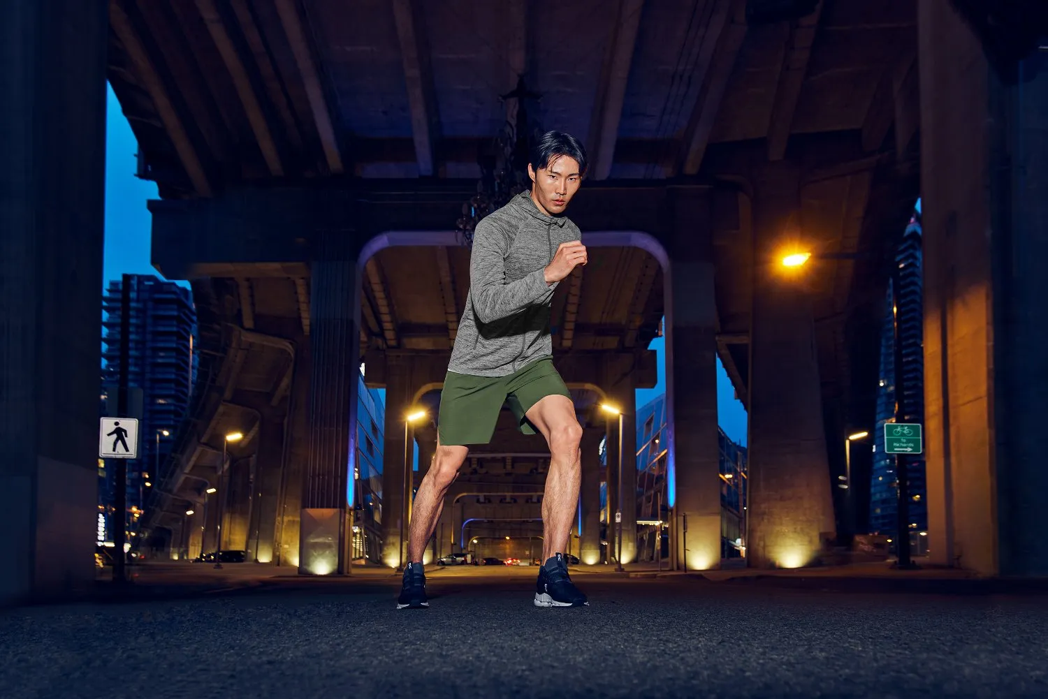 Aviate — closing image, night run