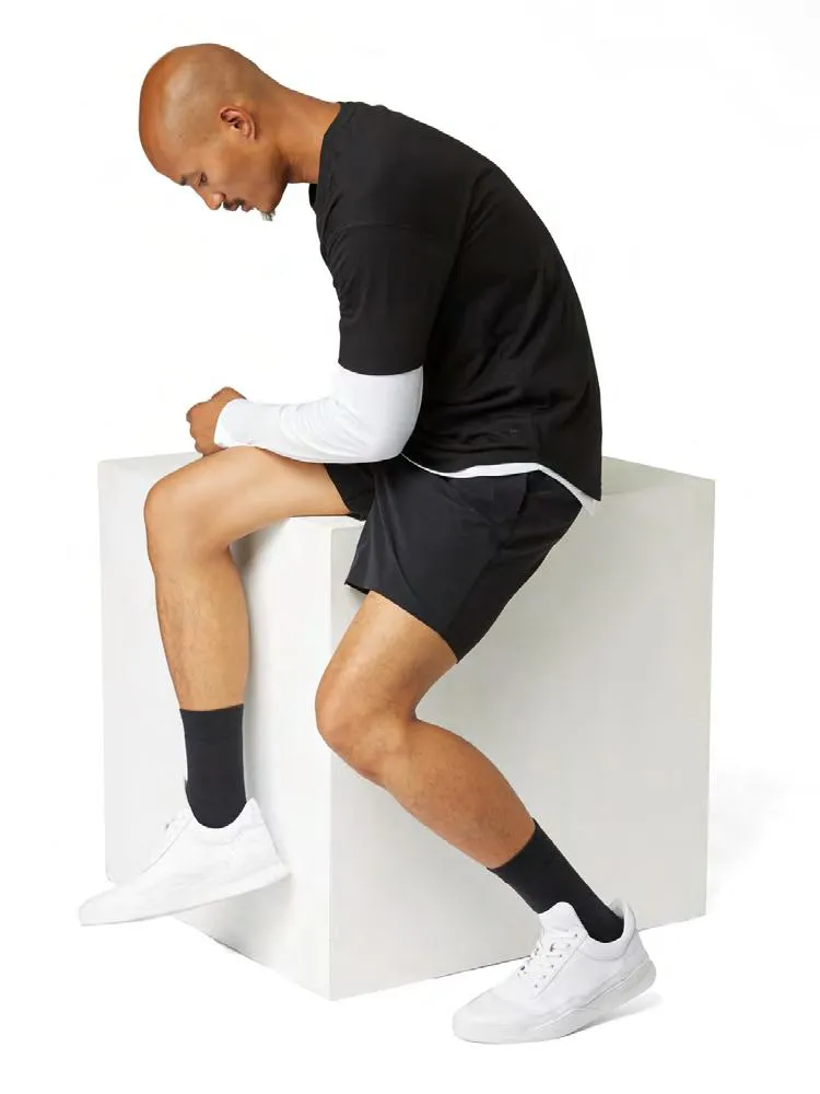 State Concepts — layered tee, training short
